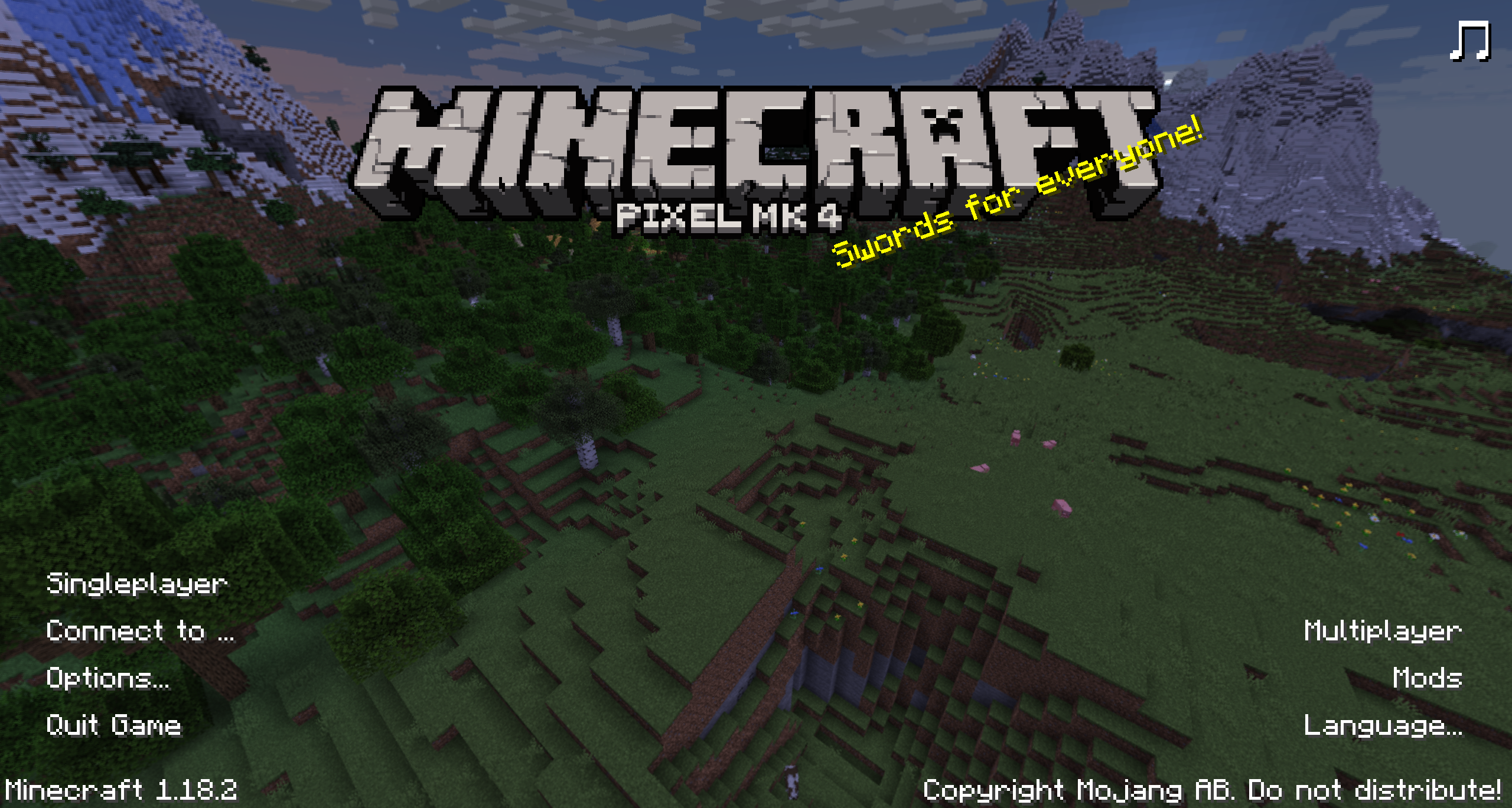 Скачать Pixel MK Menu — Minecraft Моды — MetaMods