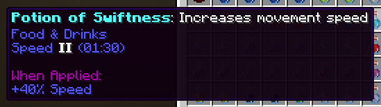 Potions Description