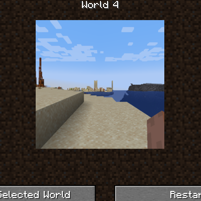 PS1 World Select Screen