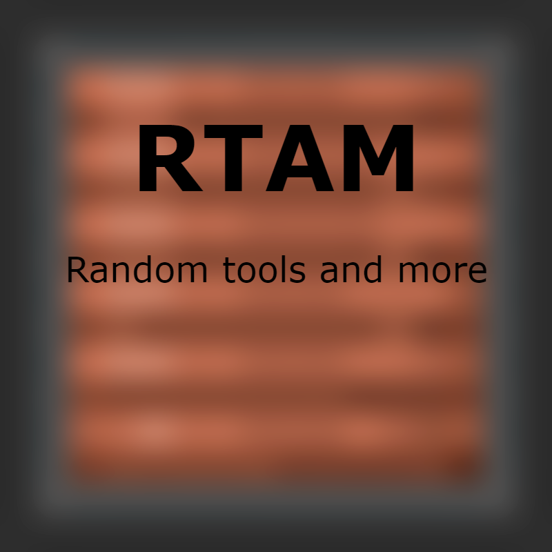 Random Tools and More (rtam)