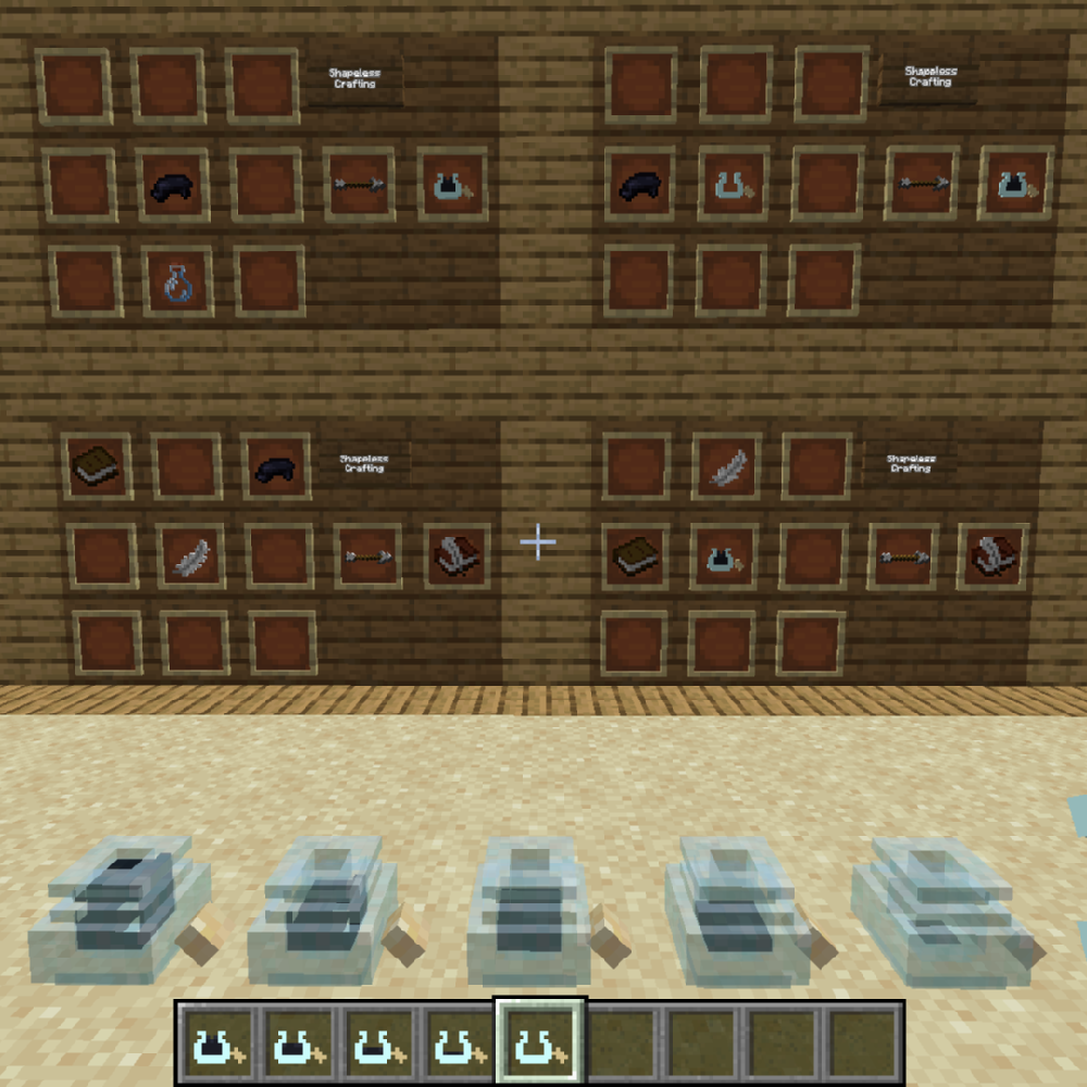 Realistic Book and Quill Recipes