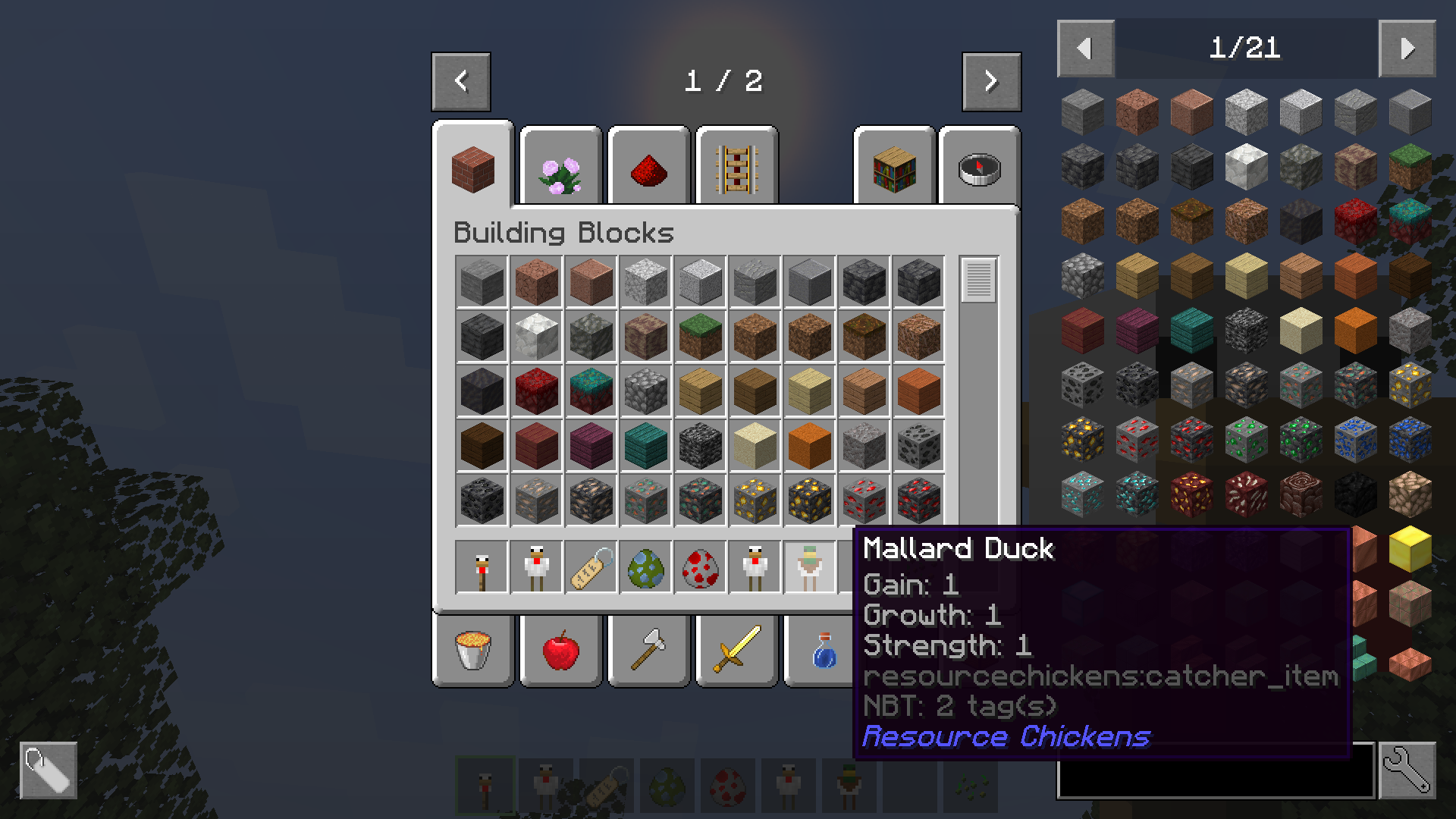 Скачать Resource Chickens — Minecraft Моды — MetaMods