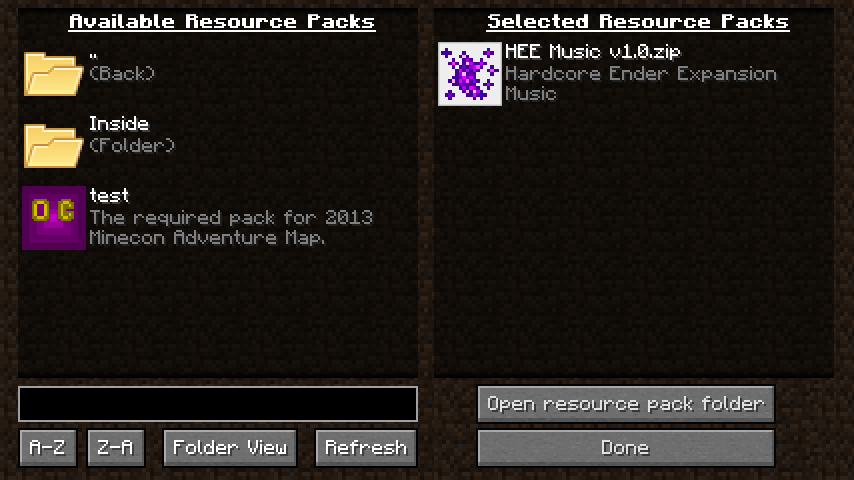 Resource Pack Organizer