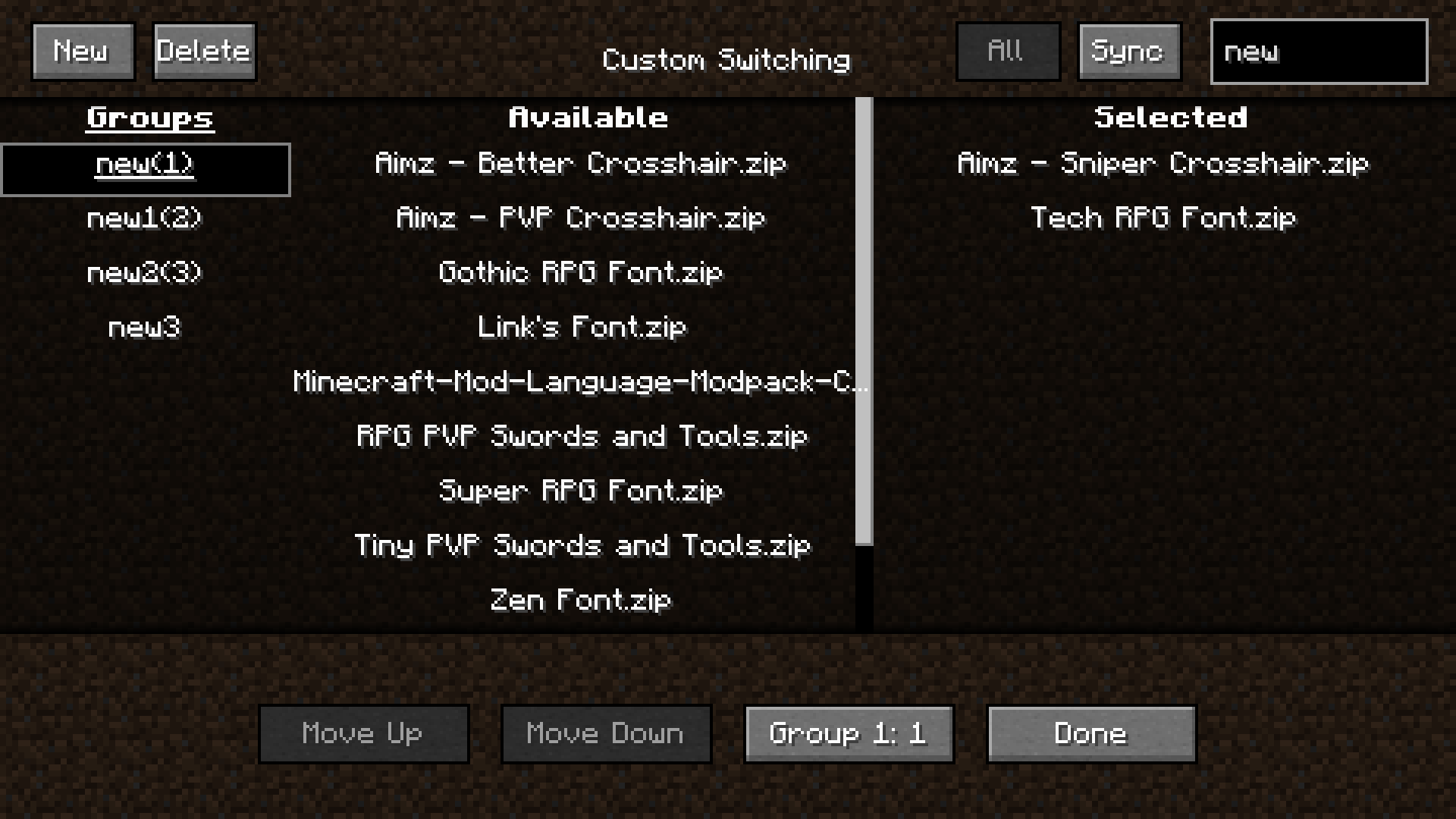 Resource Switcher