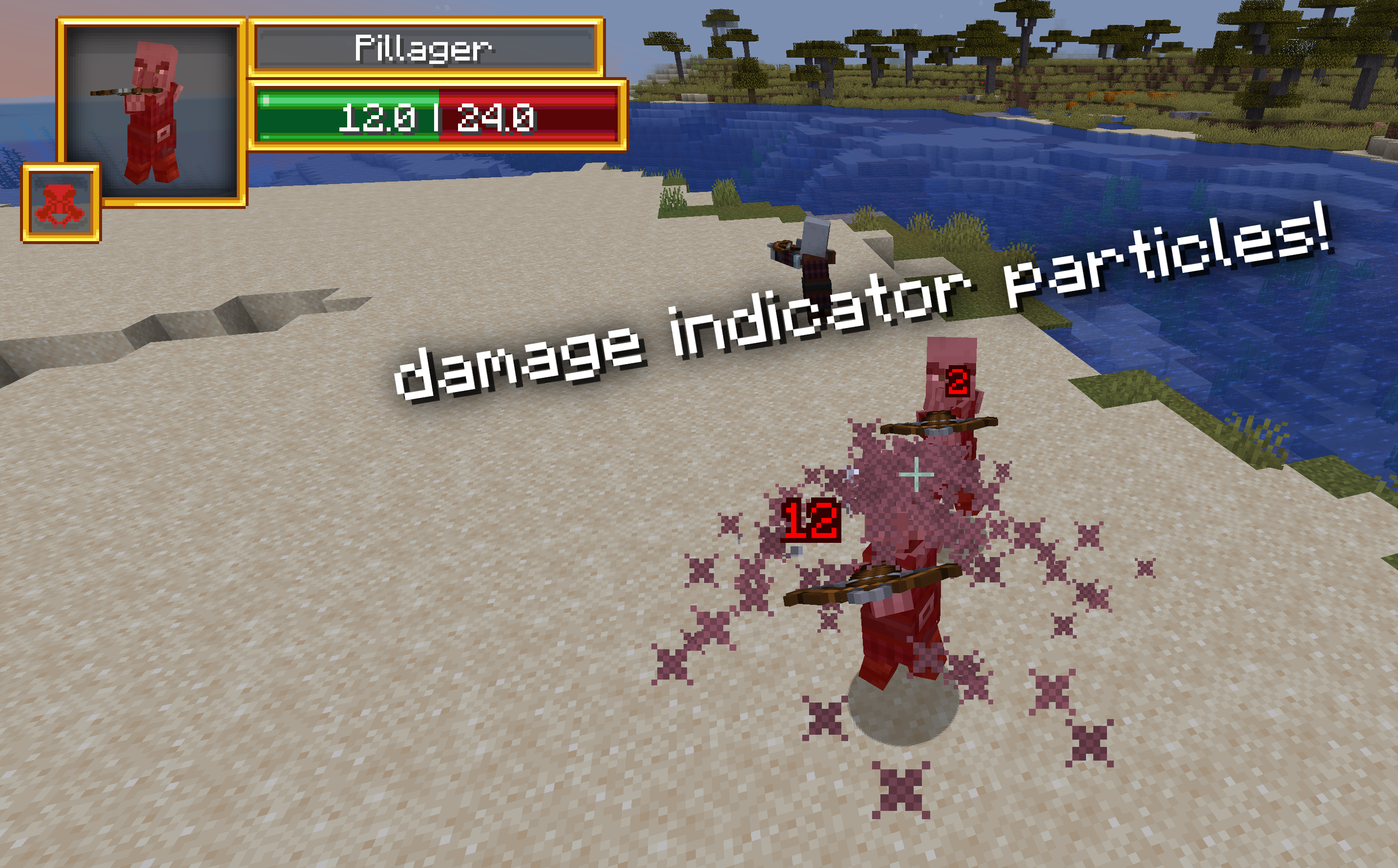 Retro Damage Indicators