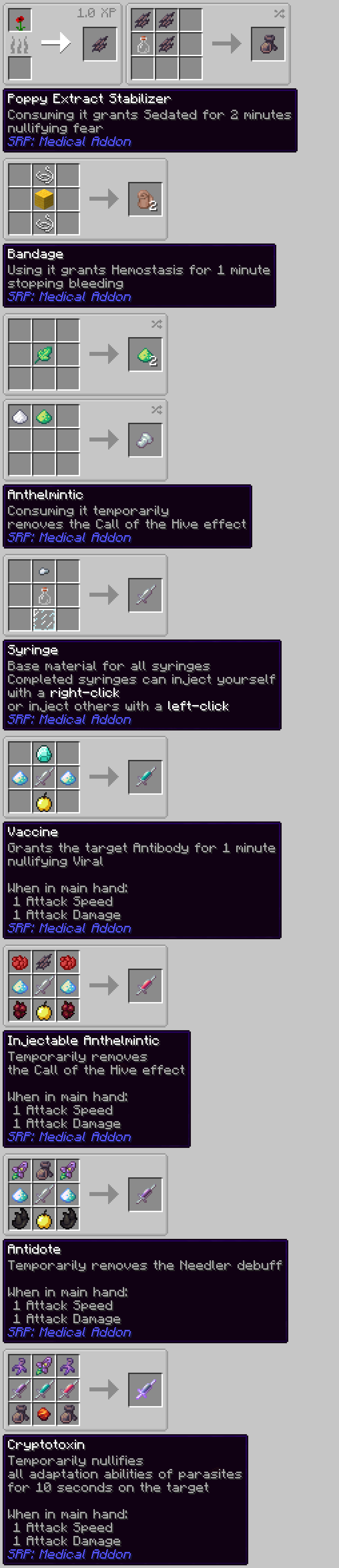 Scape and Run: Parasites Medical Addon