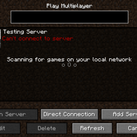 Server Search Bar
