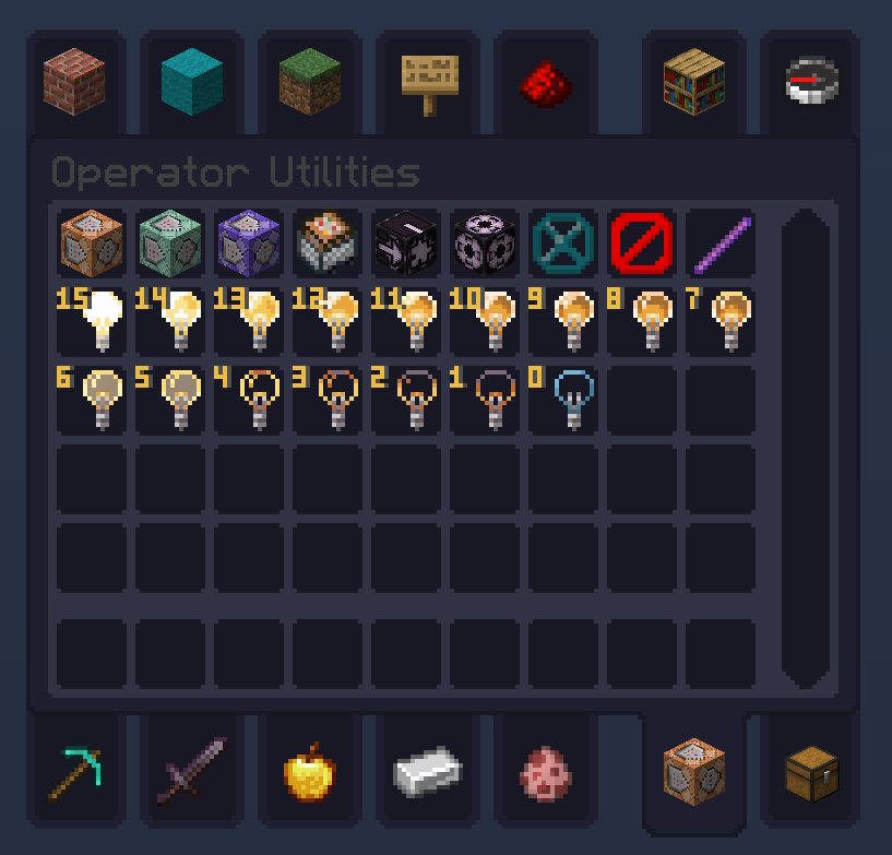Show Operator Tab