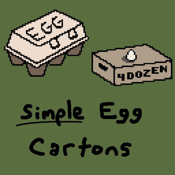 Simple Egg Cartons (egg storage)