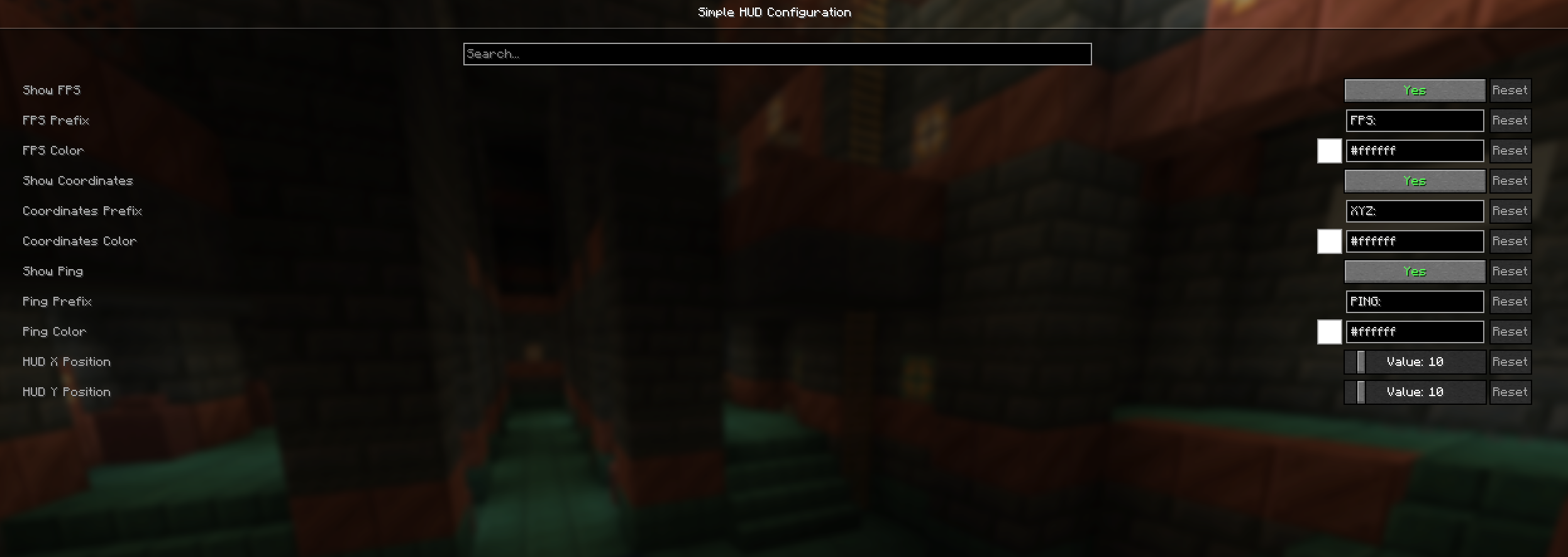 Скачать Simple Hud — Minecraft Моды — MetaMods