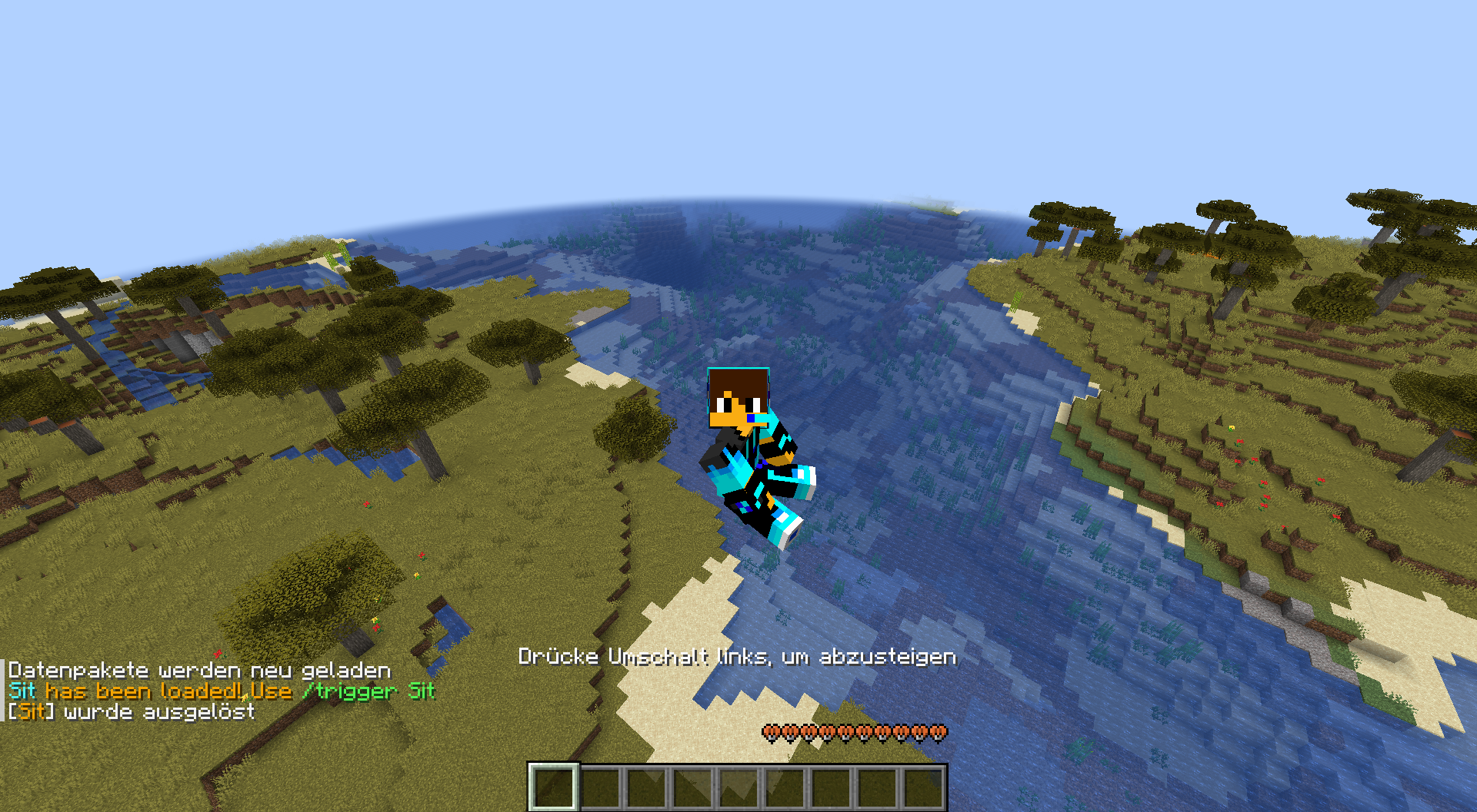 Sit down everywhere!