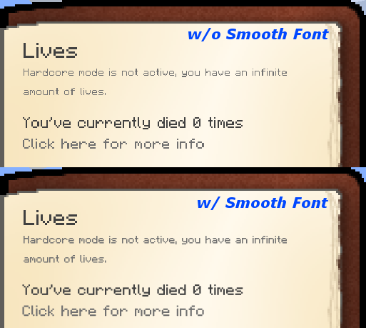 Smooth Font
