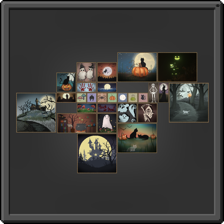 Leon's Spooky Paintings