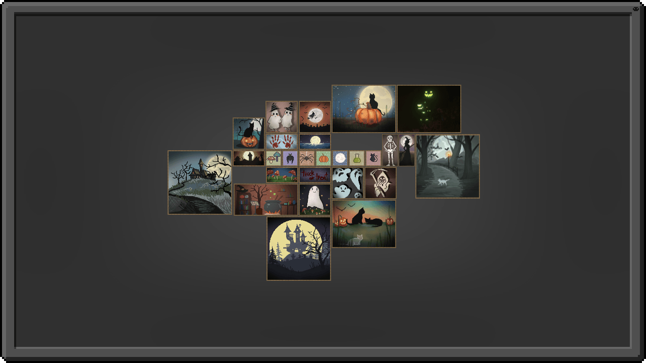 Leon's Spooky Paintings
