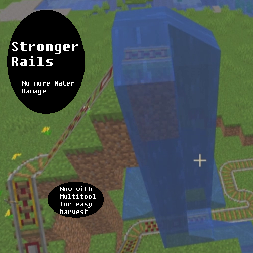 Stronger Minecart Rails/Tracks