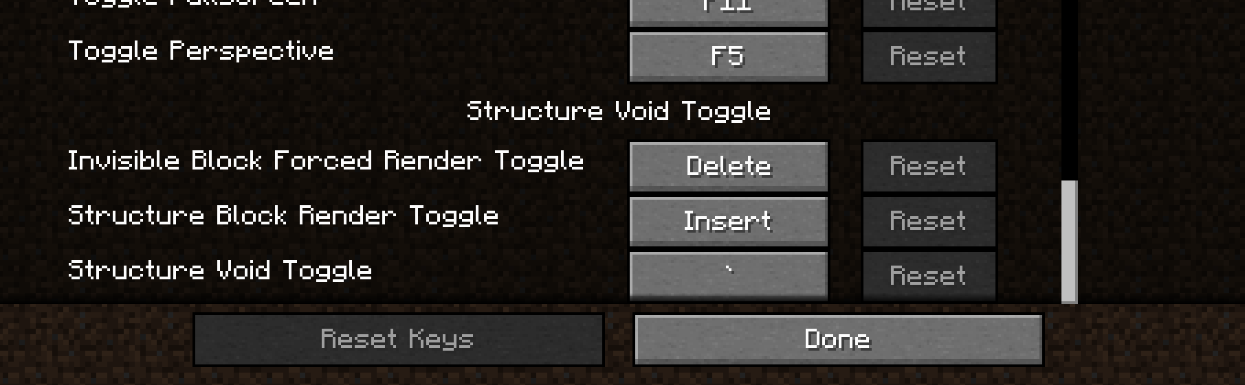Structure Void Toggle