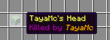 Player Head Drops