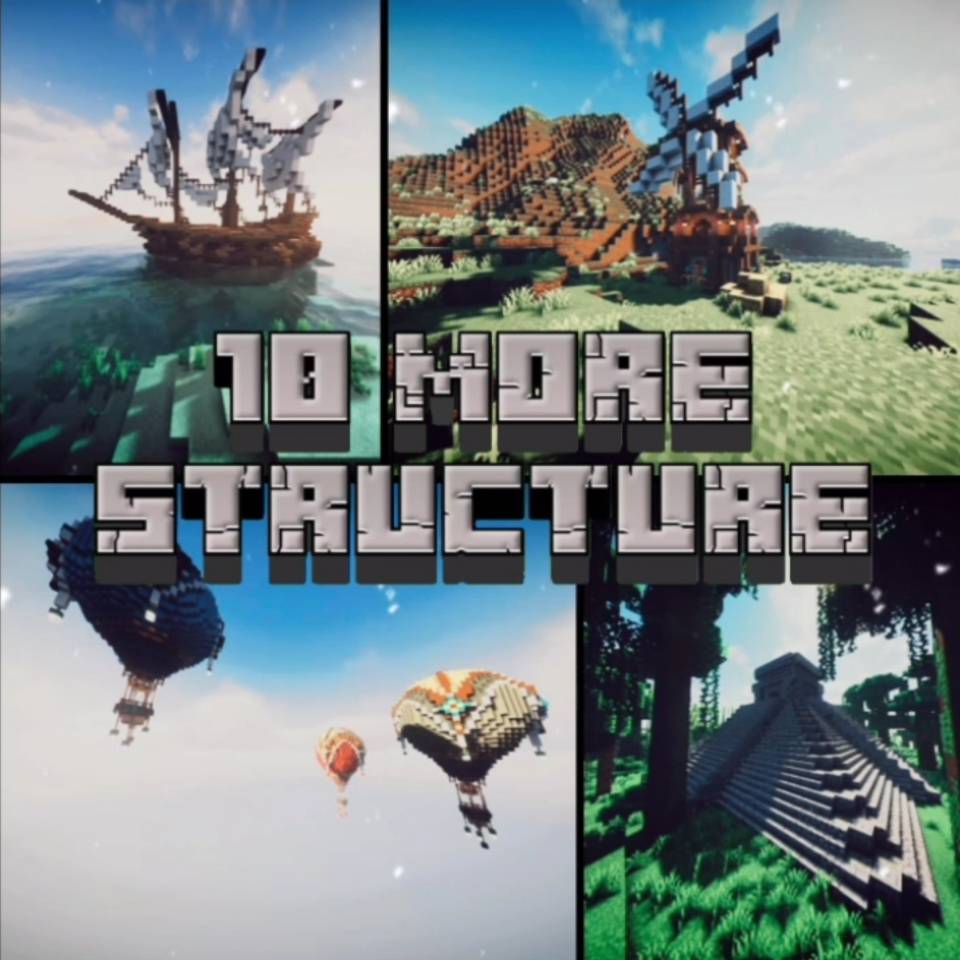 Скачать ten more structure — Minecraft Моды — MetaMods