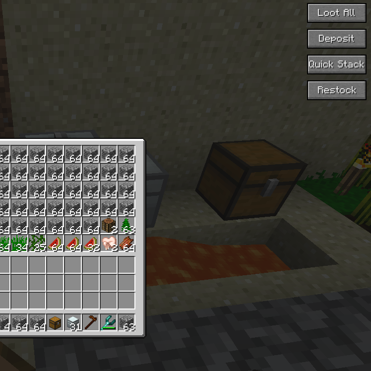 Terraria Buttons - Easy chest interaction
