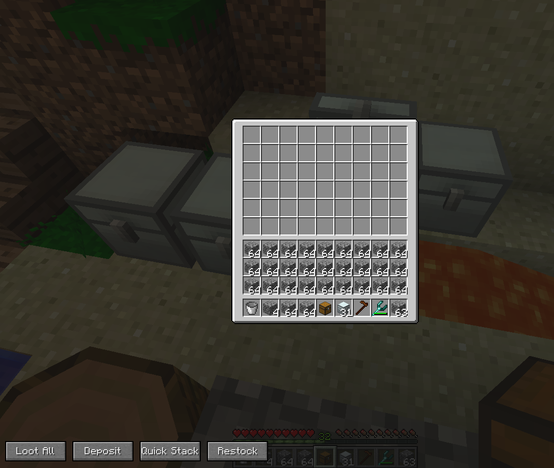 Terraria Buttons - Easy chest interaction