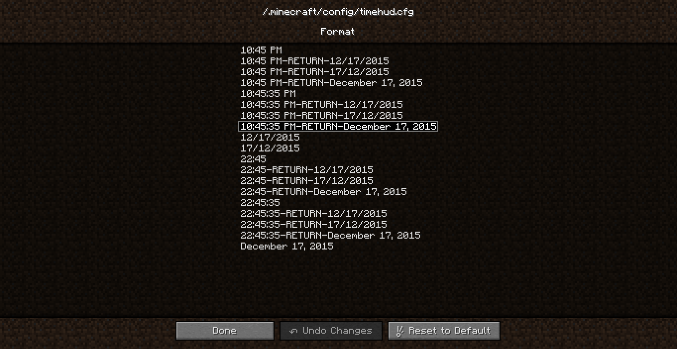 Time HUD
