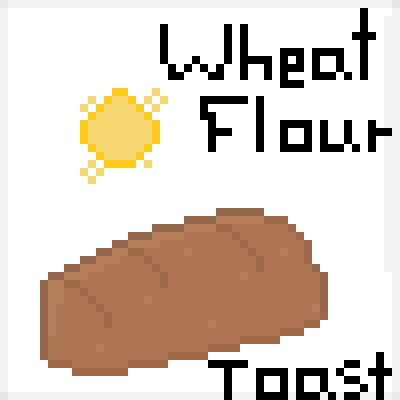 Toasted Bread And Wheat Flour