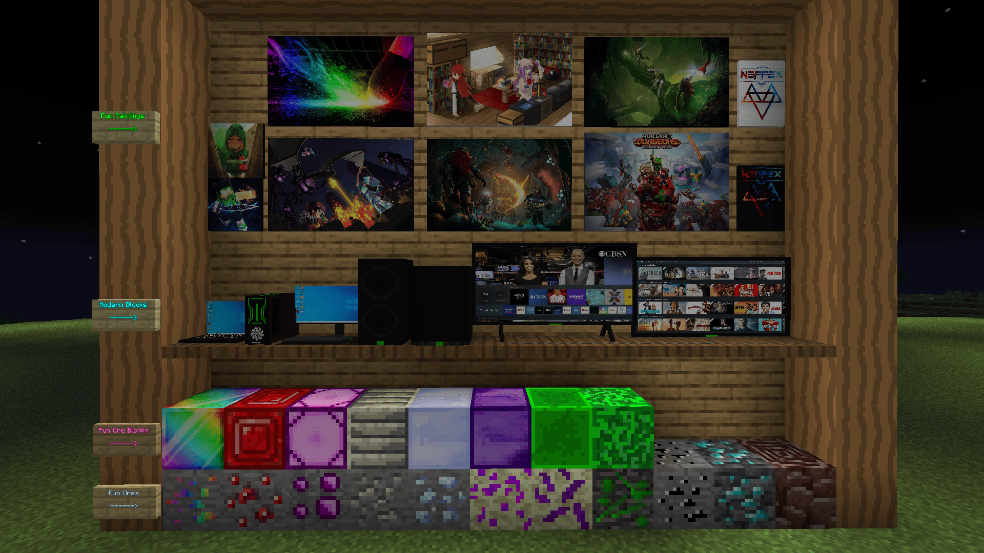 Ultimate Fun (with tons of items, blocks, weapons, tools, and armor)