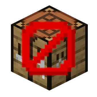 Uncraftable Crafting Tables
