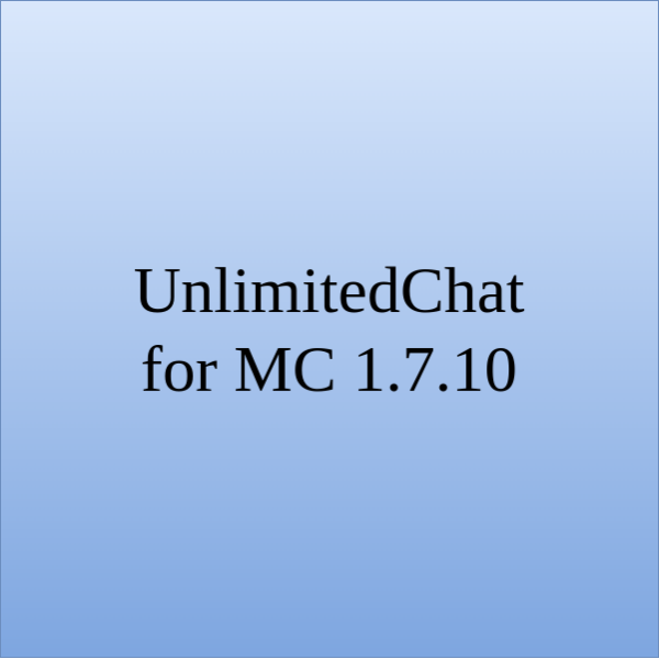 [Legacy] UnlimitedChat