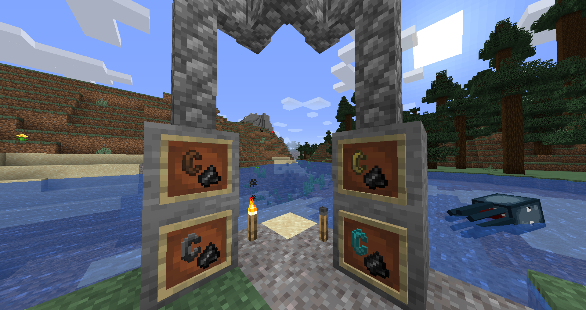 Unlit Torches (Fabric)