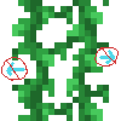 Unobtrusive Vines