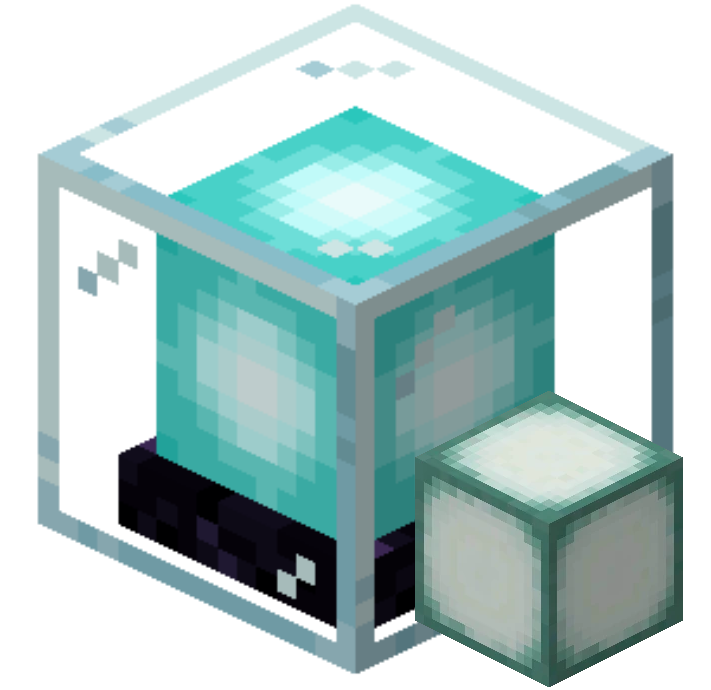 Use Sea Lantern To Craft Beacon