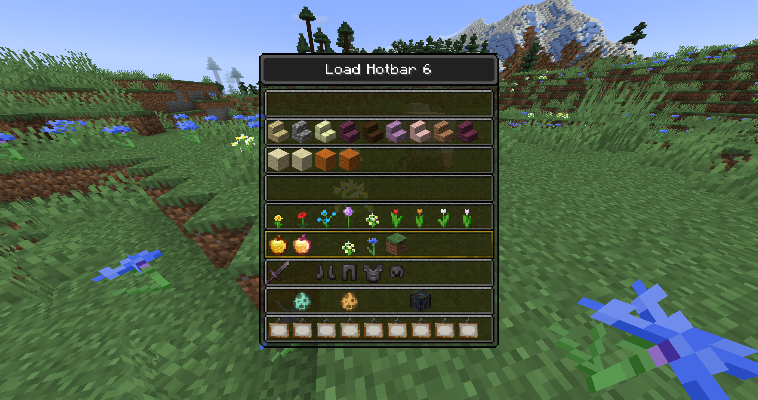 Useful Saved Hotbars