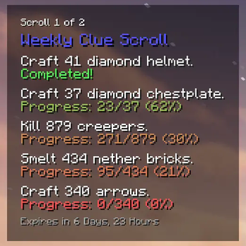 Скачать Clue Scroll HUD for Vulengate — Minecraft Моды — MetaMods