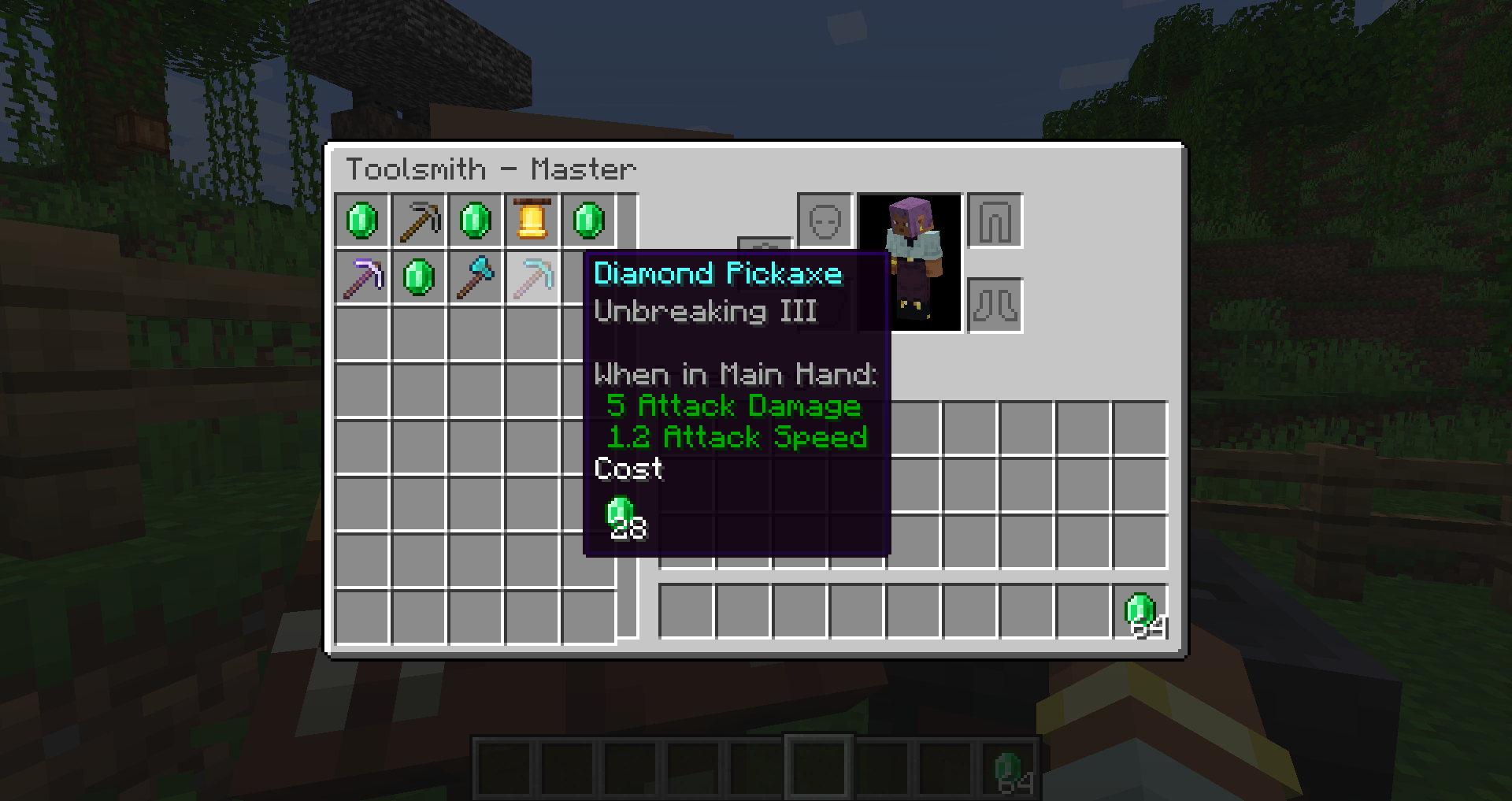Villager Trading Grid
