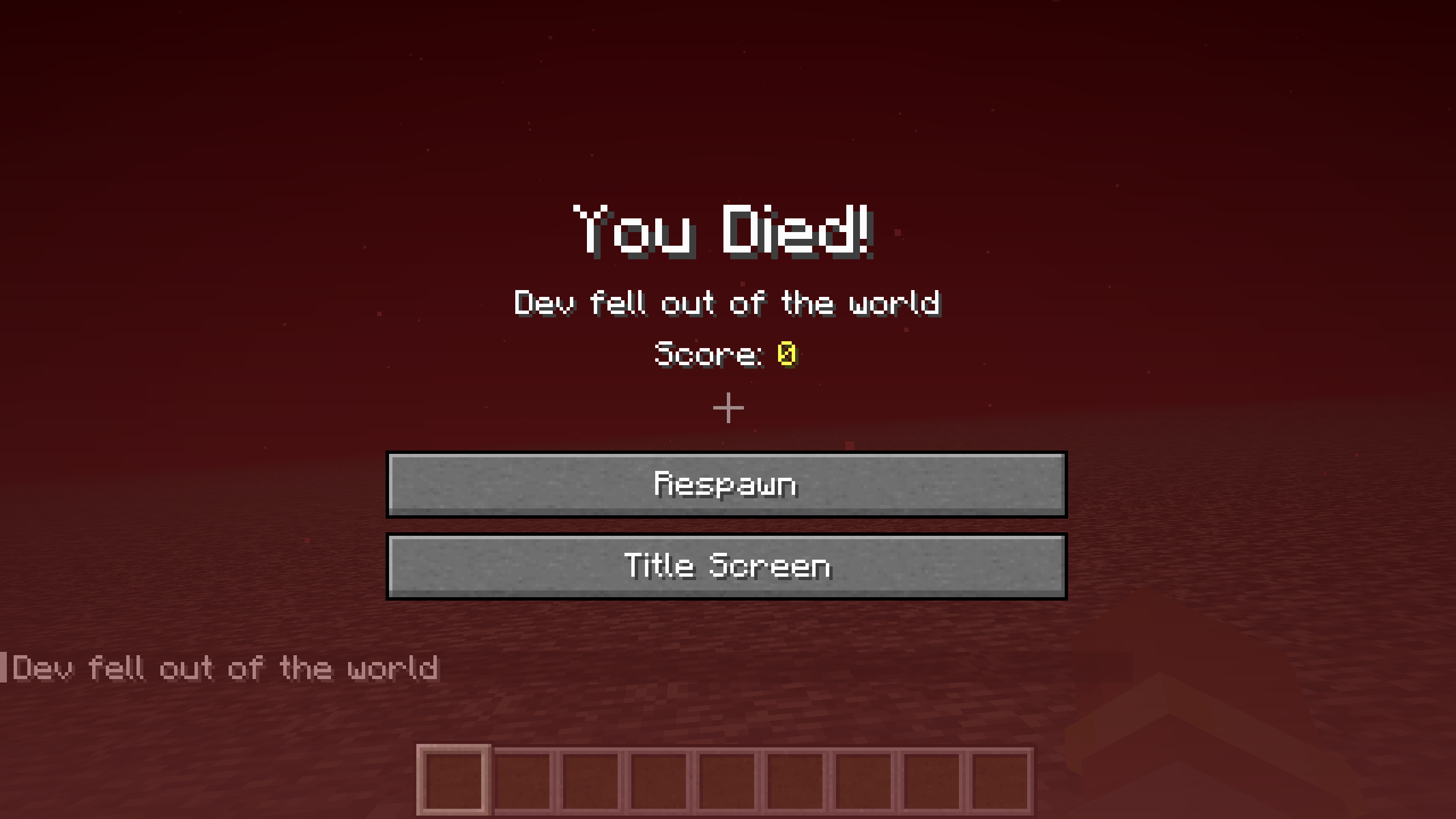 Void Above Nether