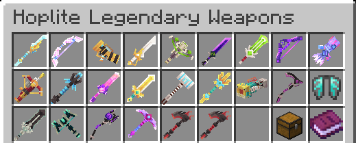 vred's Hoplite Weapons Datapack