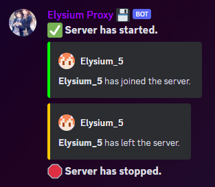 Velocity to Discord