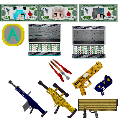 change money  weapons