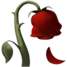 Wilted Rose Emoji