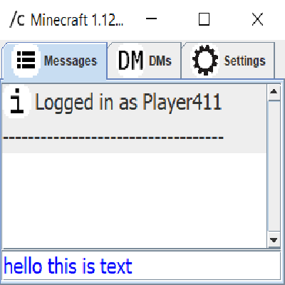 Windowed Chat