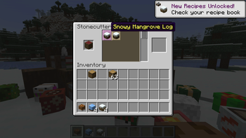 Winter Stonecutter Miniblock Recipes