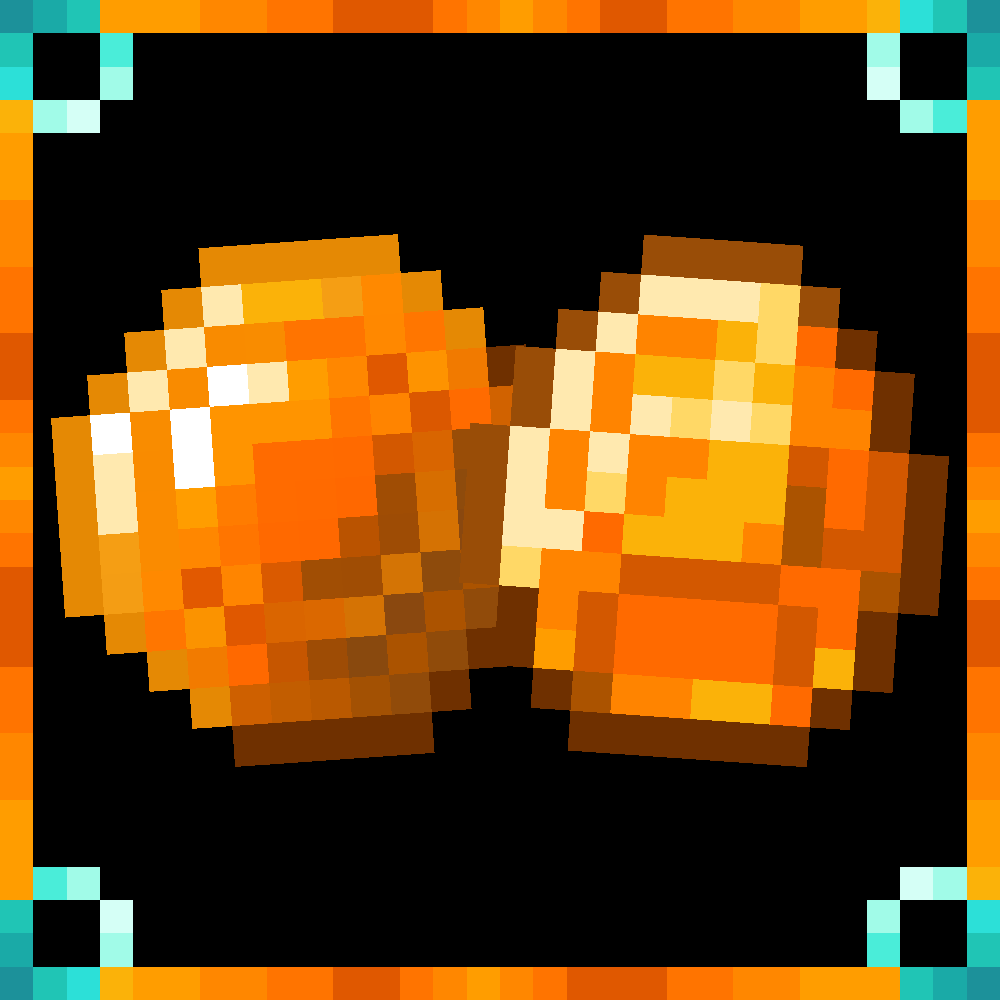 Amber Gem and Orange Diamonds
