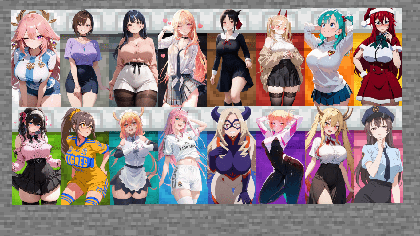anime waifu Beds #22and21