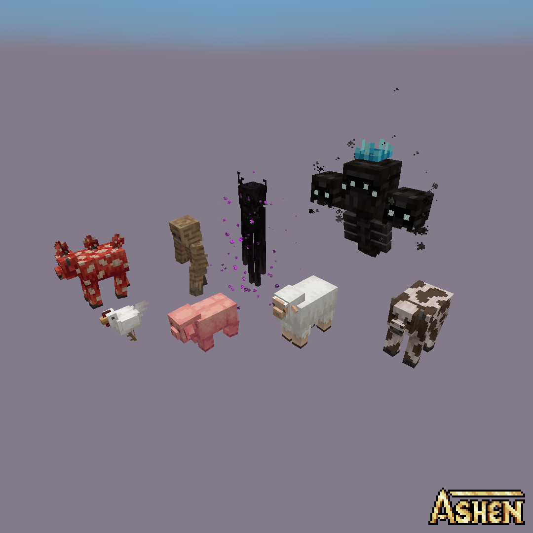 Ashen Custom Mobs x Fresh Animations