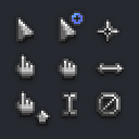 Bedrock-Style Cursors
