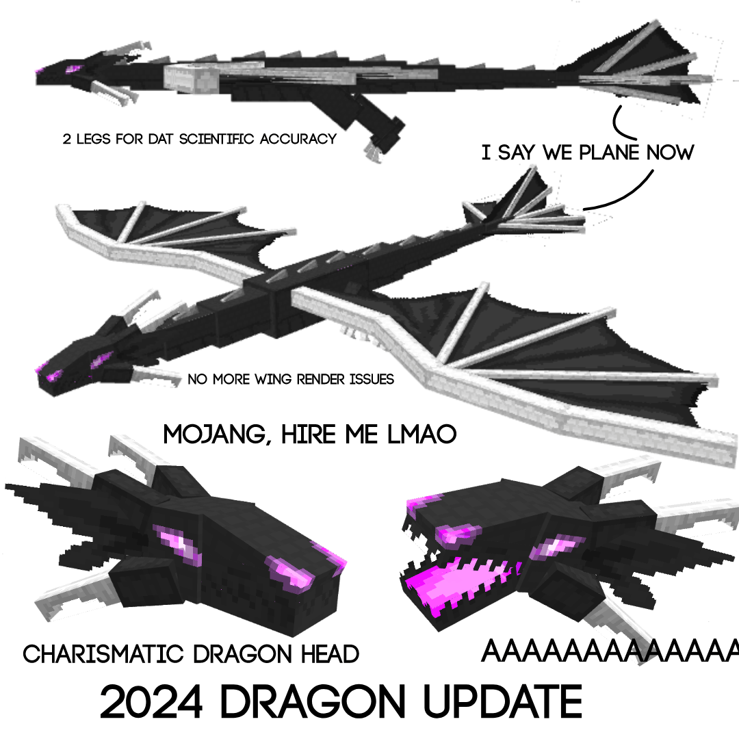 Better Ender Dragon Remastered [ PC Java | MCPE Bedrock ] (Discontinued)