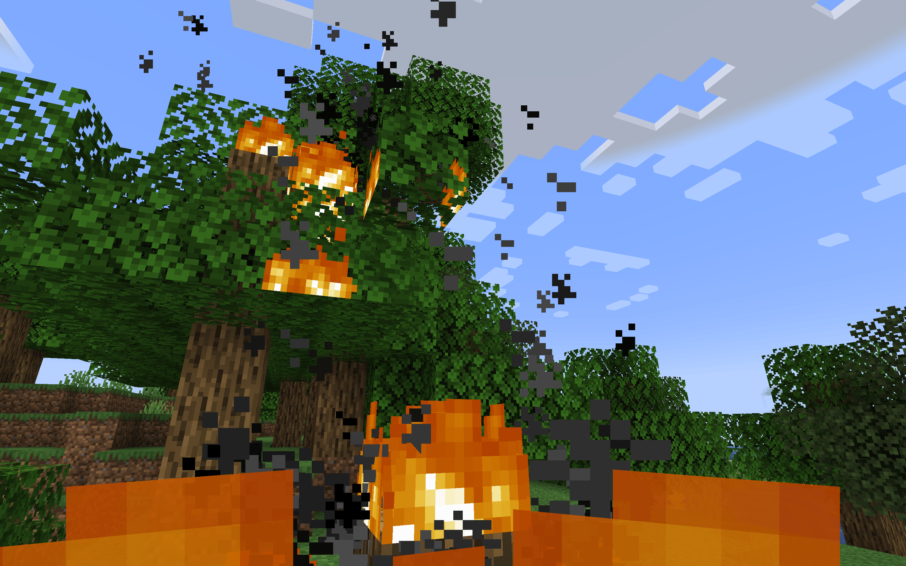 Better Lower Fire - Visibility Improved - Reduced Screen Obstruction