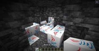 Block of Java instead of Bedrock