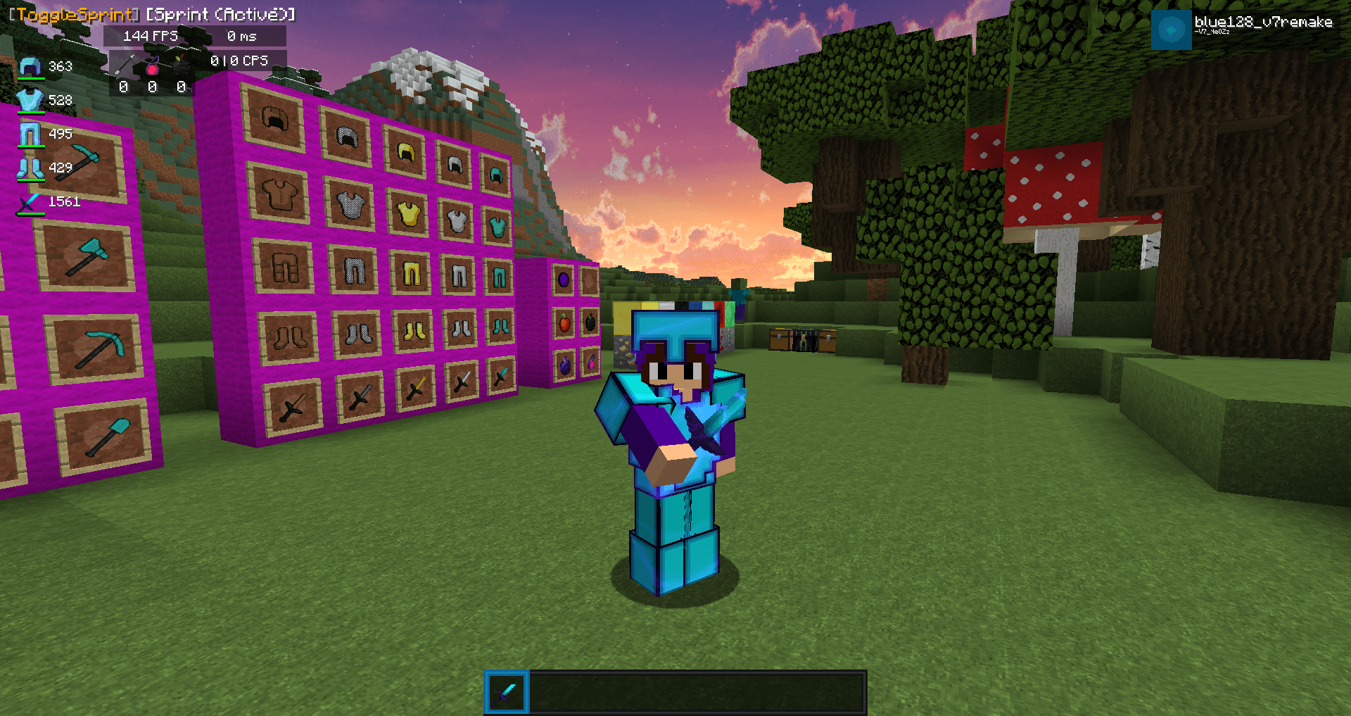 Versions blue128 - v7remake [x128] — Minecraft Resourcepacks — MetaMods